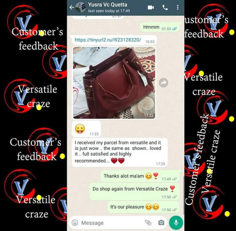Bold Luxury soft Leather Bag Maroon - VCB045
